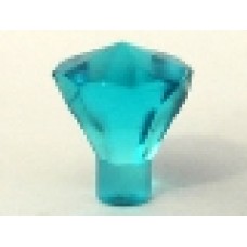 Part 30153 Trans-Light Blue Rock 1 x 1 Jewel 24 Facet Part 30153 Trans-Light Blue Rock 1 x 1 Jewel 24 Facet